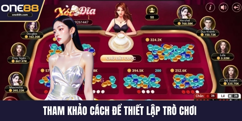 Tham khảo cách để thiết lập trò chơi